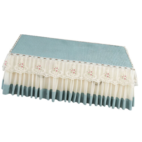 Couverture de Table à thé, longue nappe en dentelle de-Vert