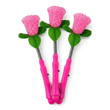 3PCS Light Up Rose Princess Magic Wand Toy
