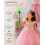 3PCS Green LED Rose Magic Wand Kids Set 30cm 3