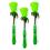 3PCS Green LED Rose Magic Wand Kids Set 30cm 1