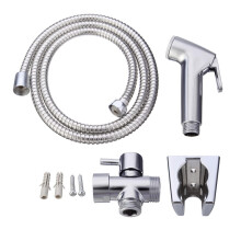 Hand Held Shower Head Douche Toilet Bidet Sprayer Portable Washer Jet Shattaf Diverter Set
