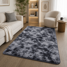 (120cm x 170cm (4ft x 5ft 8")., Charcoal Black) Non Slip Rug Area Rug Living Room Bed Room