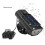 Solar-Bike-Scheinwerfer 1200 mAh ABS Frontlicht 3