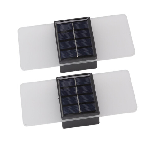 Solar Wall Light Acrylic2-Colour LED1Pack 1
