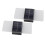 Solar Wall Light Acrylic2-Colour LED1Pack 3