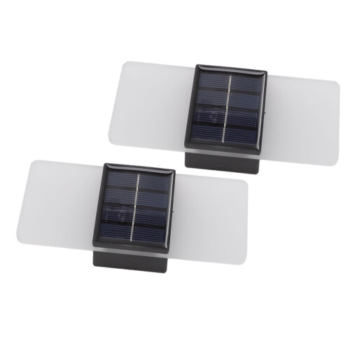 Solar Wall Light Acrylic2-Colour LED1Pack 2