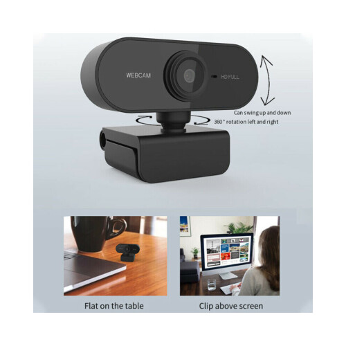 Full HD 1080P Webcam With Microphone Streaming Camera For Windows PC Laptop 1