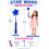 3Pcs LED Flashing Star Light Wand for Kids Blue 2