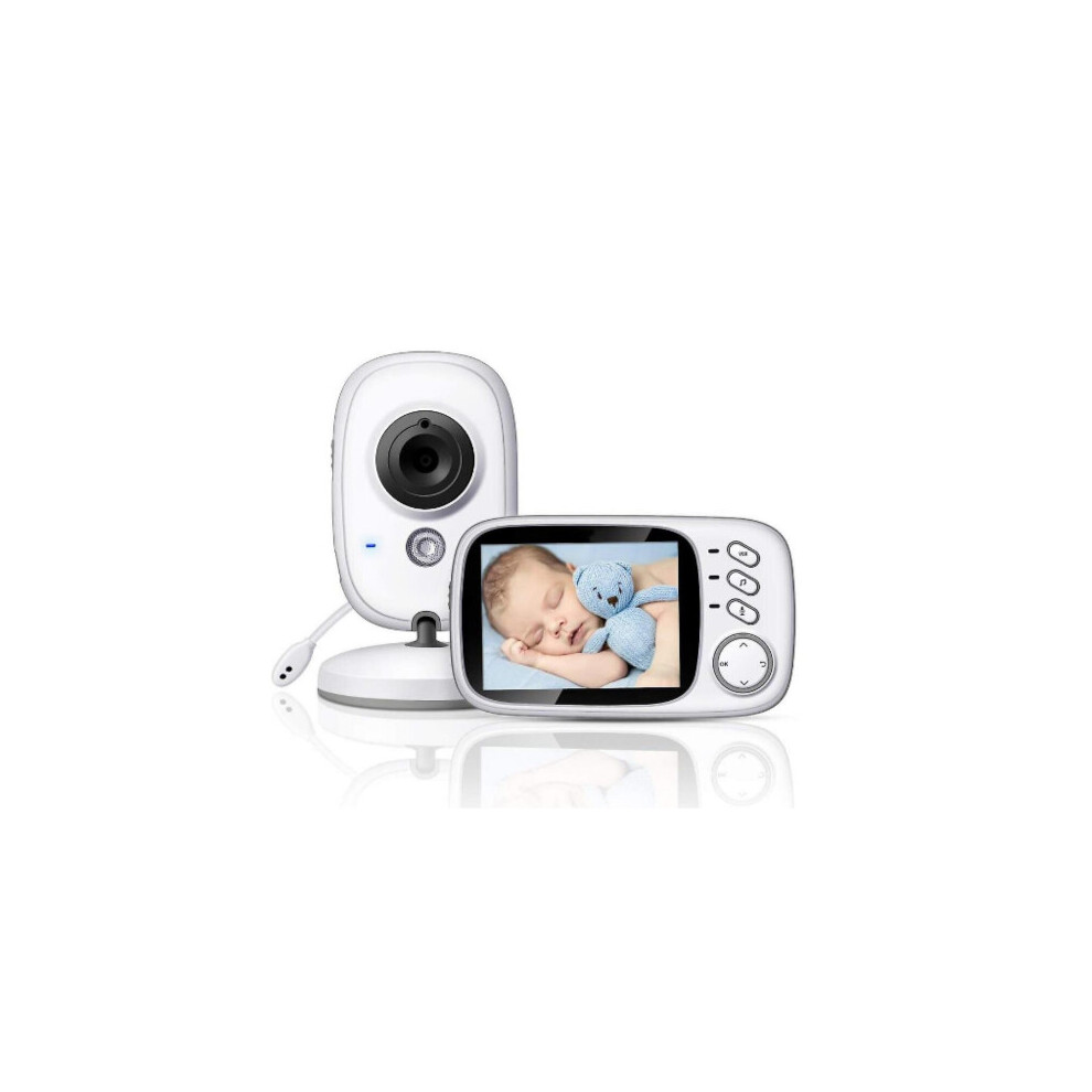 Video Baby Monitor With Camera 3.2In Lcd, 2.4Ghz Wireless, Infrared Night Vision, 2-Way Talk, Temp Sensor, Vox, 8 Lullabies Goplushtoy