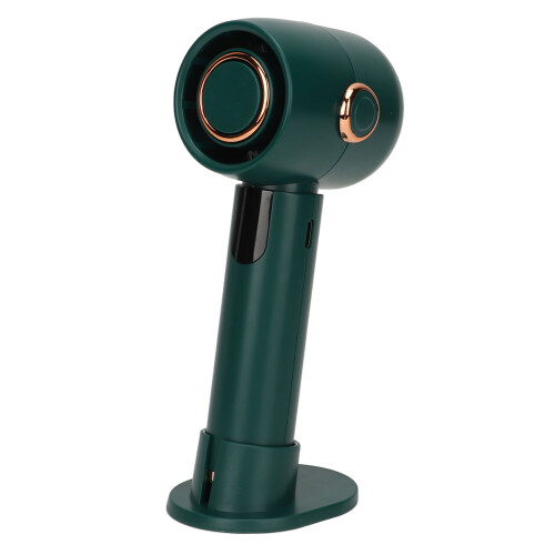 Håndholdt turbineventilator med LED-display, 5 hastigheder, USB 2