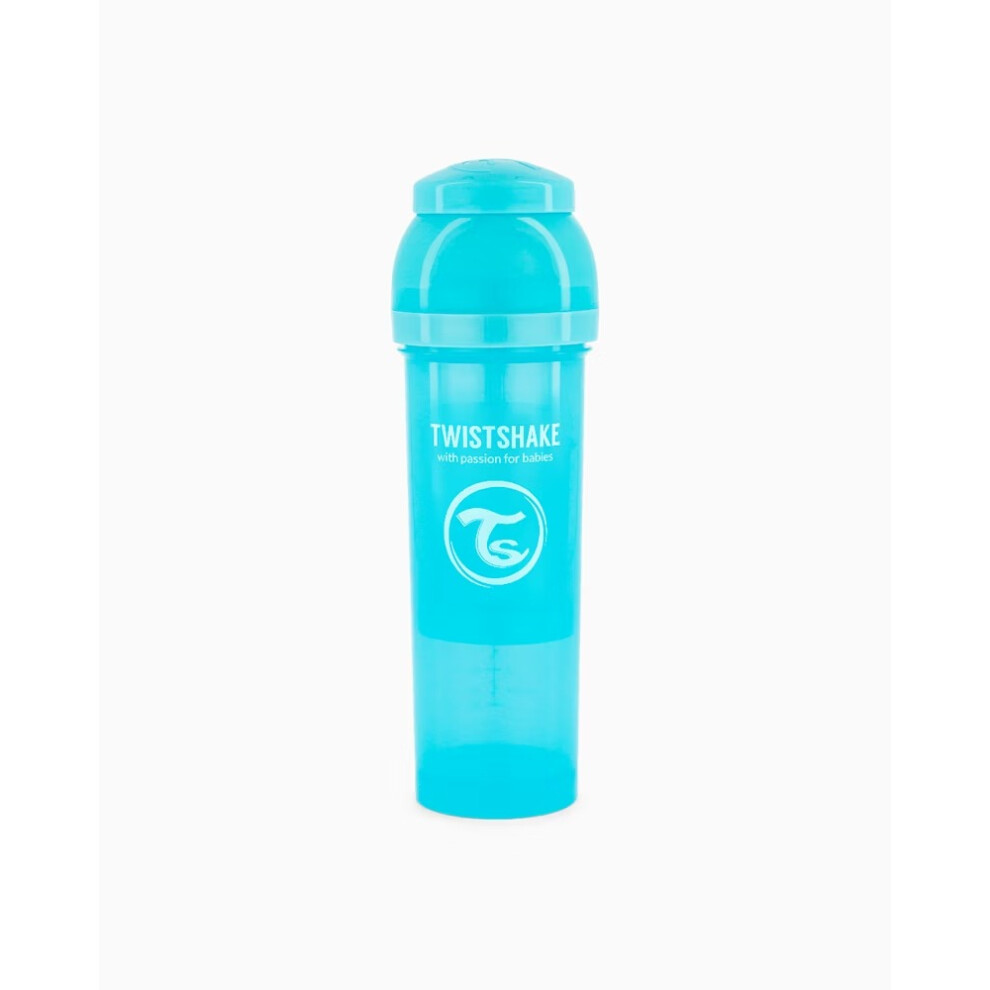 Twistshake Anti-Colic Bottle Pastel | Anti-Colic Baby Bottle & Bpa-Free Baby Bottle - 330Ml Blue