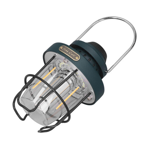Retro campinglykt med USB-lading, 3 lysmoduser og 1
