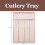 Apollo Copper Cutlery Tray 5-Compartment Organizer 5