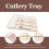 Apollo Copper Cutlery Tray 5-Compartment Organizer 6