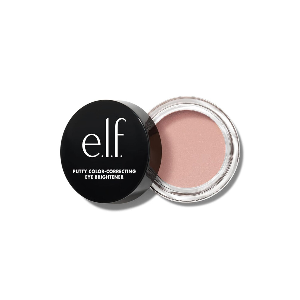 E.l.f. Dark Putty Color-Correcting Eye Brightener, Under-Eye Brightener & Primer Reduces Appearance Of Circles, Vegan & Cruelty-Free, Fair