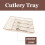 Apollo Copper Cutlery Tray 5-Compartment Organizer 9