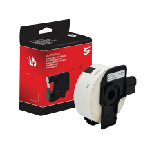 5 Star Non-OEM Replacement for Brother DK-11201 Black on White 29mm x 90mm 400/Roll FS672577