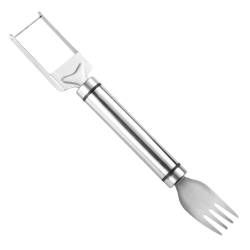 Coupe-pastèque en acier inoxydable avec fourchette, 1 pièce 2