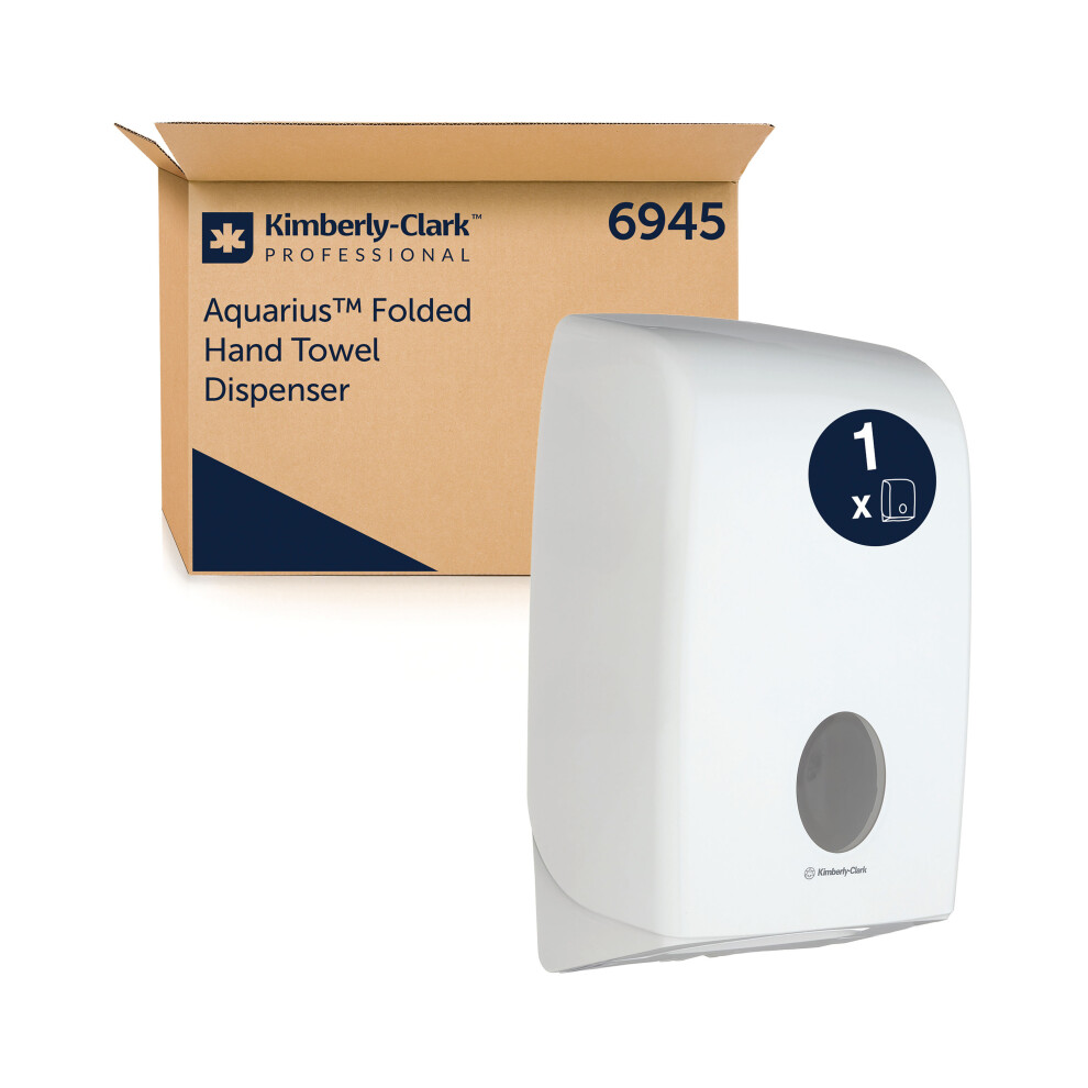 Aquarius 6945 paper towel dispenser Sheet paper towel dispenser White