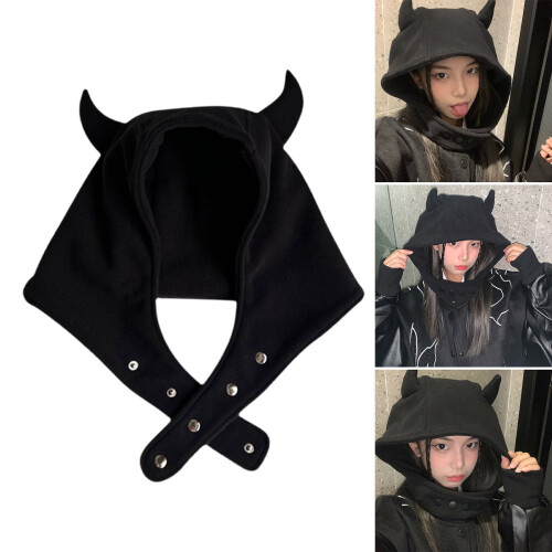Duivelshoornmuts voor heren – Elastisch polyester, 50-60 cm 1