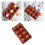 Silikonform med 8 hulrom for baking og sjokoladelaging 2