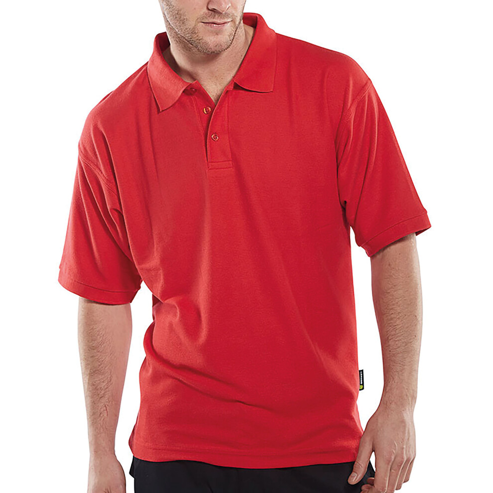 Beeswift Click Short Sleeve Polo Shirt Red S Clpksres 5030566020100