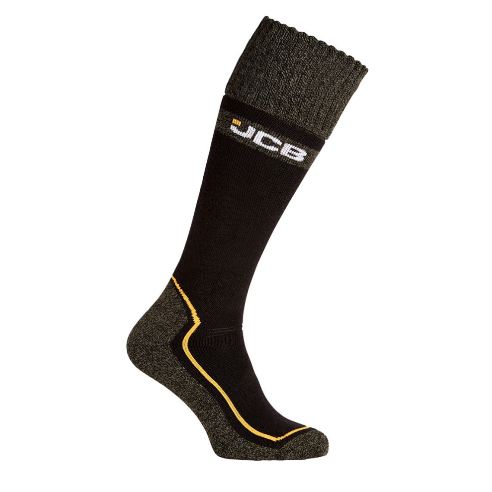 Jcb Pro Tech Welly Socks 1 Pair Uk 9-12 Jcbx000103 Black