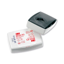3M 6035 P3R Filtro de Partículas Pacote com 2 Proteção Respiratória de Alta Eficiência para Máscaras Séries 6000 e 7000