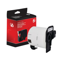 5 Star Non-OEM Replacement for Brother DK-11202 Black on White 62mm x 100mm 300/Roll FS672735