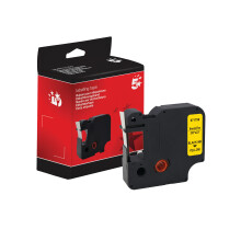 5 Star Non-OEM Replacement for Dymo 40918 Black on Yellow 9mm x 7m FS671759