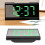 Réveil LED Miroir Vert 8x3.3x15.9 cm 3xAAA 16