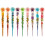 9Pcs Flower Print Kitten Crochet Needle 6Mm Resin Handle 1