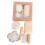 Bath Scrub Brush Bath Body Scrubber Fiber Back-6 piece set 1