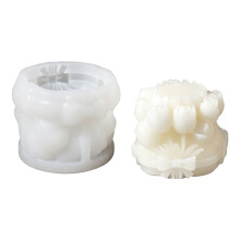 Silicone Mould For Florals Candle Easy Demolding for Home-1353