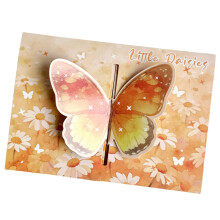Lovely Foldable Popup Butterfly Card Elegant Design-oran  color