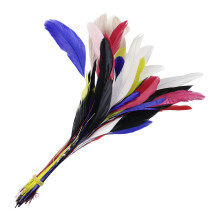 50 Stück verschiedene farbige Federn, 10,2–15,2 cm,-Farbe