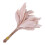 50Pcs Assorted Colored Natural Feather 4-6Inch-leather pink 1