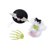 Halloween-Veranda-Gänse-Outfits, Halloween-Schild,-Schwarz