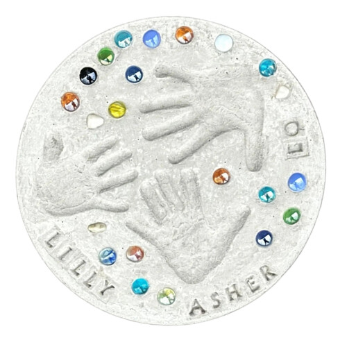 Decorative Hand Cast Stone Kit Durable Keepsake-With powder L