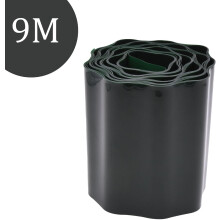 Flexible Plastic Lawn Edging Border 9m Green Garden Grass Edge Roll