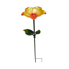 Unique Flower Themed Iron Bird Feeders and Water Bath Bird-Gold