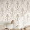 Living And Home Vintage Non-Pasted Non-Woven Damask 3D Embossed Wallpaper Roll 1