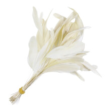 4-6Inch Natural Craft Feather For Handmade Craft Jewelry-White
