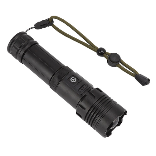 LED-taskulamppu zoomilla, virtanäytöllä ja USB-lähdöllä 2