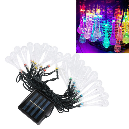 Luci solari a stringa 30 LED 5m IP65 per esterni 2