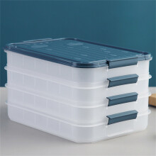 Stackable Food Storage Containers with Lid, Cold Food Boxes for Fridge, Sausage Storage, Fridge Organizer – Compatible with Standard Fridges