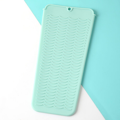 Silicone Heat-Resistant Mat for Styling Tools Blue