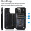 Μαλακή θήκη από δέρμα PU για iPhone13Pro Max, προστατευτικό πίσω κάλυμμα ολόκληρου του 3