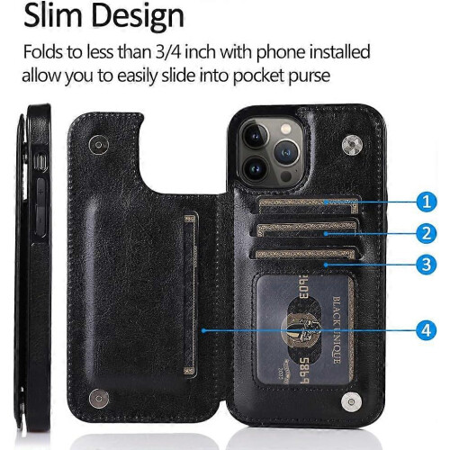 Μαλακή θήκη από δέρμα PU για iPhone13Pro Max, προστατευτικό πίσω κάλυμμα ολόκληρου του 2