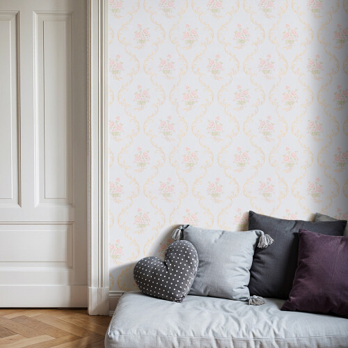 Living And Home Non-Pasted Non-Woven 3D Embossed Wallpaper Roll 1